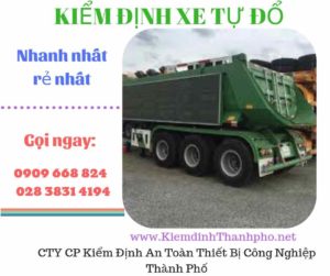 Hình ảnh kiểm định xe tự đổ