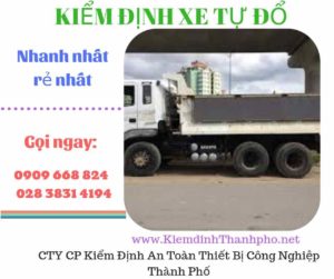 Hình ảnh kiểm định xe tự đổ