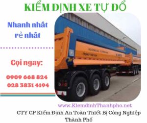 Hình ảnh kiểm định xe tự đổ