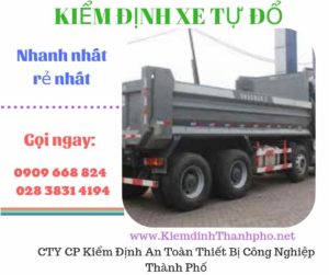 Hình ảnh kiểm định xe tự đổ