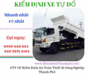 Hình ảnh kiểm định xe tự đổ