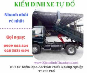 Hình ảnh kiểm định xe tự đổ