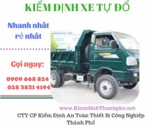 Hình ảnh kiểm định xe tự đổ