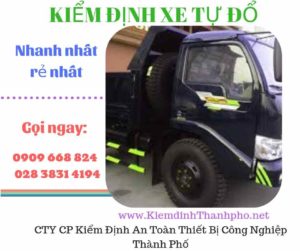 Hình ảnh kiểm định xe tự đổ