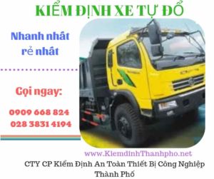 Hình ảnh kiểm định xe tự đổ