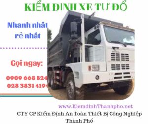 Hình ảnh kiểm định xe tự đổ