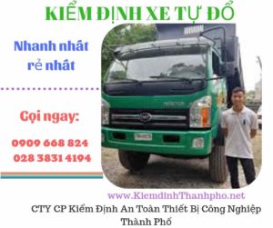 Hình ảnh kiểm định xe tự đổ