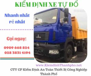 Hình ảnh kiểm định xe tự đổ