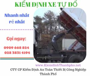 Hình ảnh kiểm định xe tự đổ