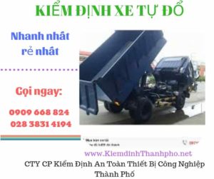 Hình ảnh kiểm định xe tự đổ