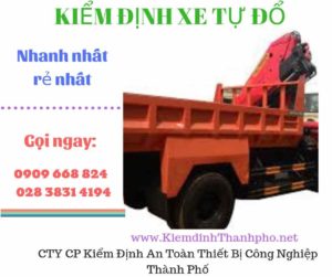 Hình ảnh kiểm định xe tự đổ