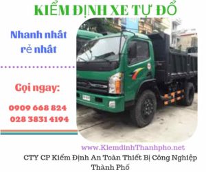 Hình ảnh kiểm định xe tự đổ