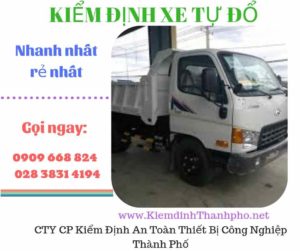 Hình ảnh kiểm định xe tự đổ