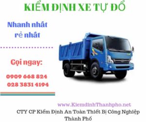 Hình ảnh kiểm định xe tự đổ