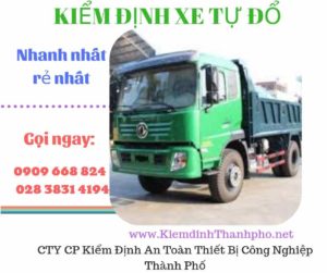 Hình ảnh kiểm định xe tự đổ