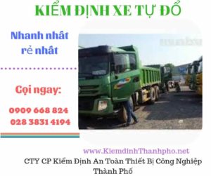 Hình ảnh kiểm định xe tự đổ