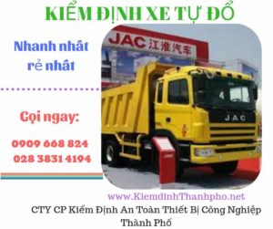 Hình ảnh kiểm định xe tự đổ