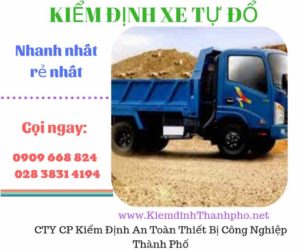 Hình ảnh kiểm định xe tự đổ