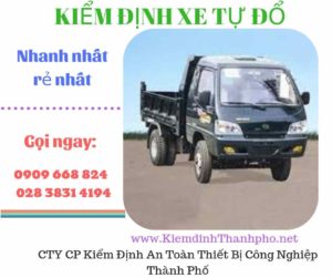 Hình ảnh kiểm định xe tự đổ