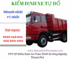 Hình ảnh kiểm định xe tự đổ