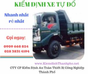 Hình ảnh kiểm định xe tự đổ