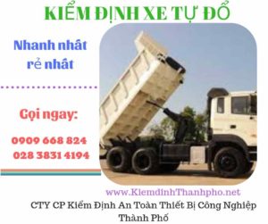 Hình ảnh kiểm định xe tự đổ