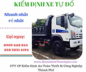 Hình ảnh kiểm định xe tự đổ