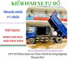 Hình ảnh kiểm định xe tự đổ