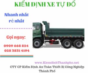 Hình ảnh kiểm định xe tự đổ