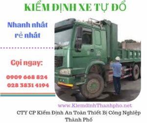 Hình ảnh kiểm định xe tự đổ