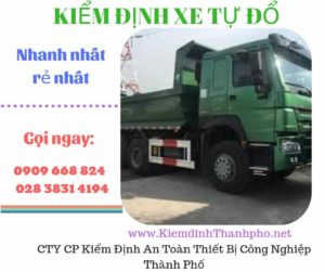 Hình ảnh kiểm định xe tự đổ