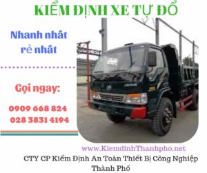 Hình ảnh kiểm định xe tự đổ