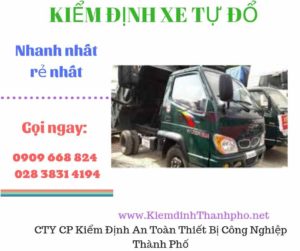 Hình ảnh kiểm định xe tự đổ