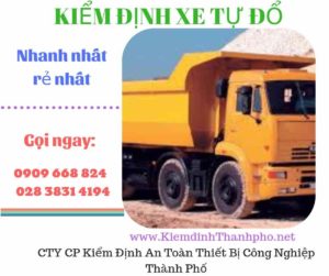 Hình ảnh kiểm định xe tự đổ