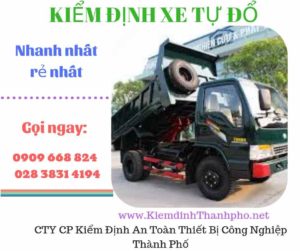 Hình ảnh kiểm định xe tự đổ