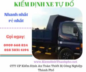 Hình ảnh kiểm định xe tự đổ