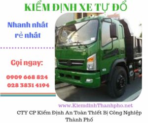 Hình ảnh kiểm định xe tự đổ