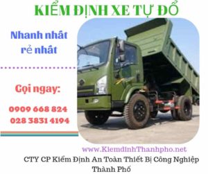 Hình ảnh kiểm định xe tự đổ