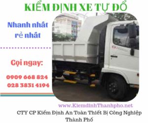 Hình ảnh kiểm định xe tự đổ