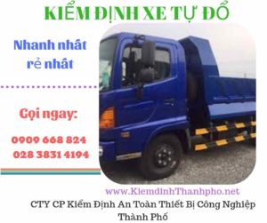 Hình ảnh kiểm định xe tự đổ