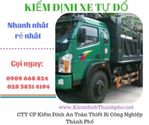 Hình ảnh kiểm định xe tự đổ