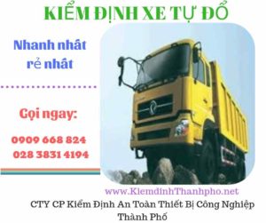 Hình ảnh kiểm định xe tự đổ