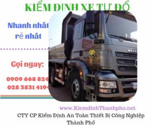 Hình ảnh kiểm định xe tự đổ