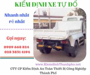 Hình ảnh kiểm định xe tự đổ