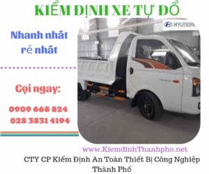 Hình ảnh kiểm định xe tự đổ