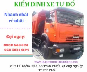 Hình ảnh kiểm định xe tự đổ