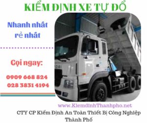 Hình ảnh kiểm định xe tự đổ