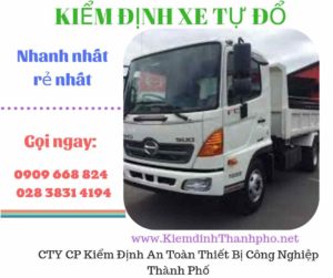 Hình ảnh kiểm định xe tự đổ