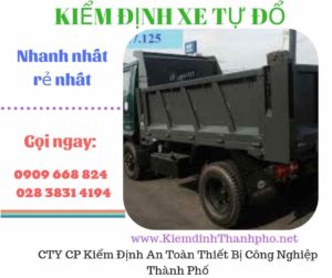 Hình ảnh kiểm định xe tự đổ