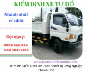 Hình ảnh kiểm định xe tự đổ